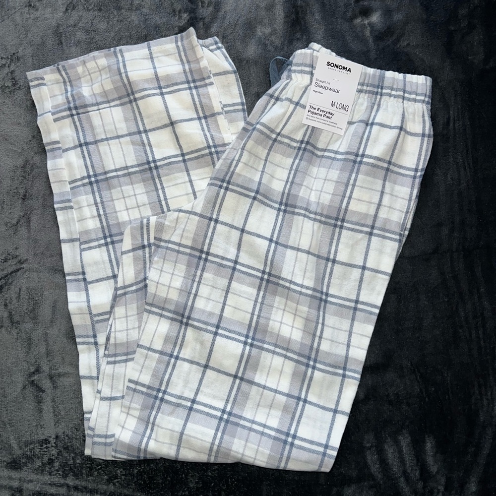 Women’s Sonoma Long Drawstring Pajama Pants (NEW)